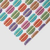 Bunte Girly Glitzer Macaron Plätzchen Seidenpapier (Ausschnitt)