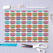 Bunte Girly Glitzer Macaron Plätzchen Seidenpapier (Handwerk)