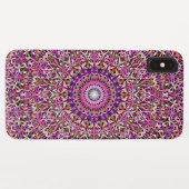 Bunte Girly Spitze-Garten-Mandala Case-Mate iPhone Hülle (Rückseite (Horizontal))