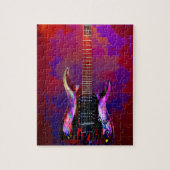 Bunte Gitarre Puzzle (Vertikal)