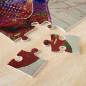 Bunte Gitarre Puzzle (Seite)