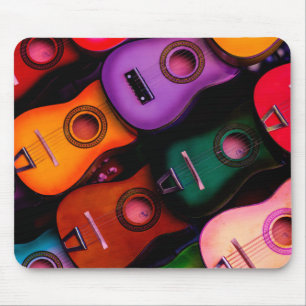 Bunte Gitarren Mousepad