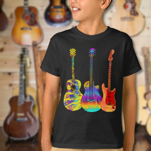 Bunte Gitarren T-Shirt