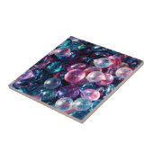 Bunte glänzende Glasmarmore Fliese (Seite)