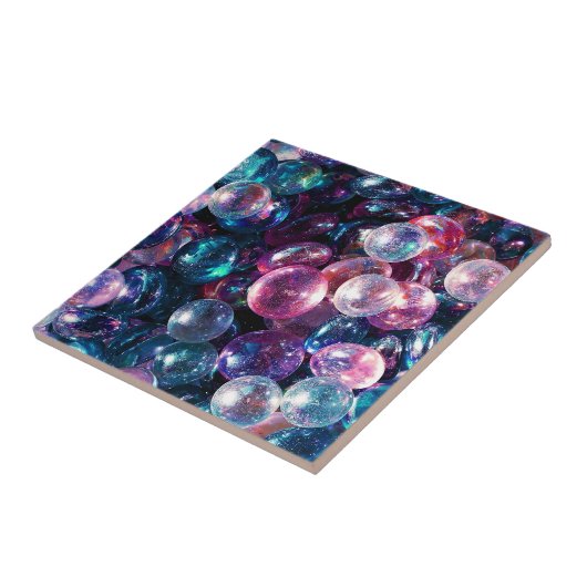 Bunte glänzende Glasmarmore Fliese (Seite)