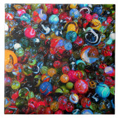 Bunte glänzende Glasmarmore Fliese (Vorderseite)