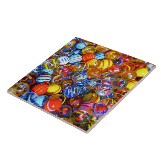 Bunte Glasmarmore Fliese (Seite)