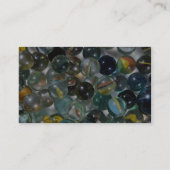 Bunte Glasmarmore Visitenkarte (Rückseite)