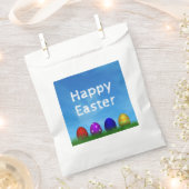 Bunte glückliche Ostereier Geschenktütchen (Ausgeschnitten)