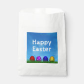 Bunte glückliche Ostereier Geschenktütchen (Vorderseite)