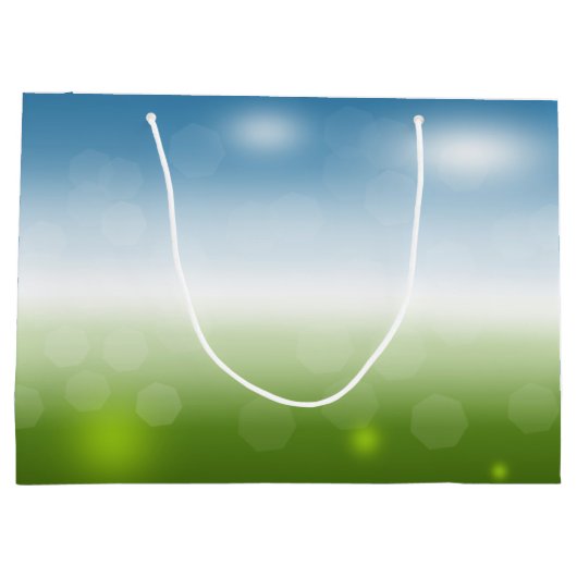 Bunte glückliche Ostereier Große Geschenktüte (Rückseite)