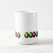 Bunte glückliche Ostereier Kaffeetasse (Mittel)