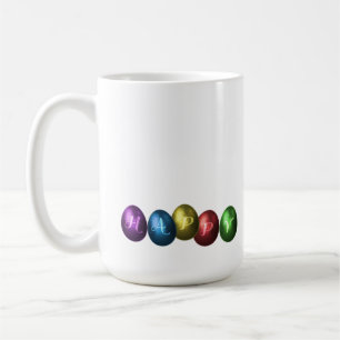 Bunte glückliche Ostereier Kaffeetasse