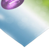 Bunte glückliche Ostereier Kurzer Tischläufer (Ecke)