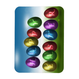 Bunte glückliche Ostereier Magnet