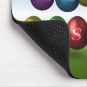 Bunte glückliche Ostereier Mousepad (Ecke)