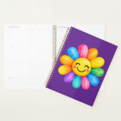 Bunte glückliche Regenbogenblume Planer (Anzeige)