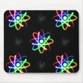 Bunte glühende Atome - mousepad (Vorne)