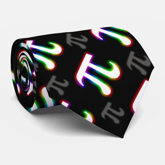 Bunte glühende schwarze Aussenseiter-Geschenke Krawatte (Gerollt)
