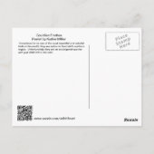 Bunte gouldische Finken in Pastellen Postkarte (Rückseite)