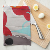 Bunte Graffiti Handtuch (Viertel Falte)