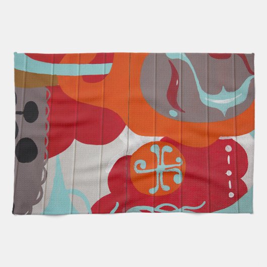 Bunte Graffiti Handtuch (Horizontal)