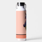 Bunte Graffiti-Kunst Pferd für Pferdeliebhaber Trinkflasche (Vorne)