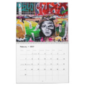 Bunte Graffiti-Malerei-Straßen-Kunst 2016 Kalender (Feb 2027)