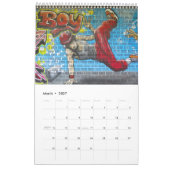 Bunte Graffiti-Malerei-Straßen-Kunst 2018 Kalender (Mär 2027)