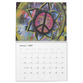Bunte Graffiti-Malerei-Straßen-Kunst 2018 Kalender (Jan 2027)