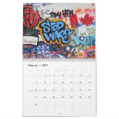 Bunte Graffiti-Malerei-Straßen-Kunst 2018 Kalender (Feb 2027)