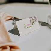 Bunte Grüne Rosa Retro Funk Hochzeit Tischkarten Tischnummer