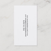 Bunte, Grungy abstrakte Kunst mit Kreisen Visitenkarte (Rückseite)