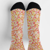 Bunte grungy Circles Socken (Oben)