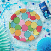 Bunte Gumball-Themenparty Gumball Party Pappteller (Party)