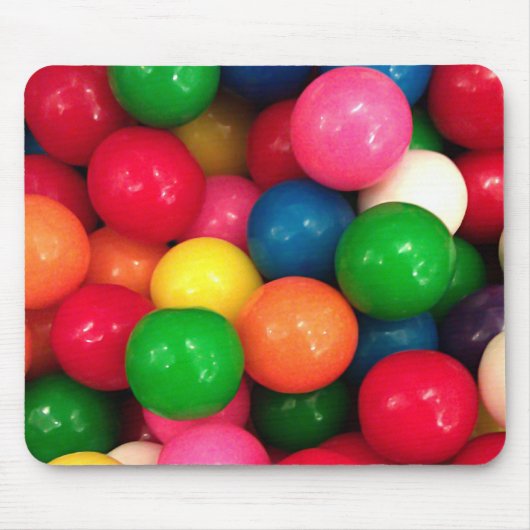 Bunte Gummi-Ball-Süßigkeit Mousepad (Vorne)