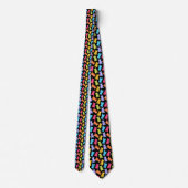 Bunte Gummibärchen Krawatte (Rückseite)