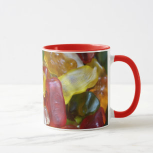Bunte Gummibonbon-Tasse Tasse