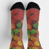 Bunte Gummibonbons Candy Quirky Socken (Oben)