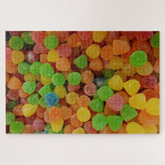 Bunte Gummibonbons Puzzle (Horizontal)