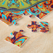 Bunte Hamsa Hand - Hand von Fatima Puzzle (Seite)