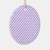 Bunte Hanukkah Dreidels Keramik Ornament (Rechts)