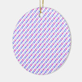 Bunte Hanukkah Dreidels Keramik Ornament (Links)