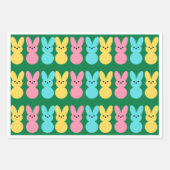 Bunte Hasen Geschenkpapier – Süßes Ostern Set (Vorderseite 2)