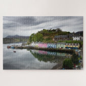 Bunte Häuser in Portree, Skye Puzzle (Horizontal)