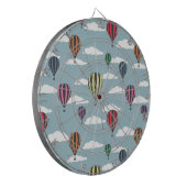 Bunte Heißluftballons Dartscheibe (Vorderseite Links)