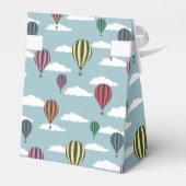 Bunte Heißluftballons Geschenkschachtel (Rückseite)
