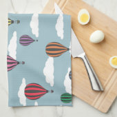 Bunte Heißluftballons Geschirrtuch (Viertel Falte)