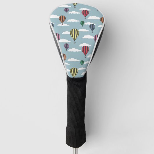 Bunte Heißluftballons Golf Headcover (Vorderseite)