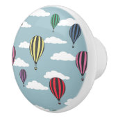 Bunte Heißluftballons Keramikknauf (Rechts)